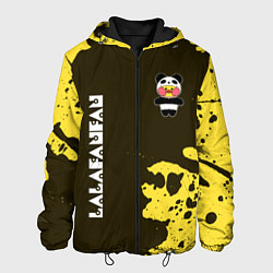 Куртка с капюшоном мужская УТЯ ЛАЛАФАНФАН - ПАНДА Краска, цвет: 3D-черный