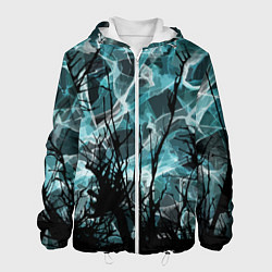 Куртка с капюшоном мужская Темный лес Дополнение Коллекция Get inspired! F-r-, цвет: 3D-белый
