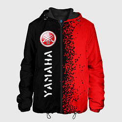 Куртка с капюшоном мужская YAMAHA Yamaha - Спрей, цвет: 3D-черный