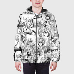 Куртка с капюшоном мужская Сага о Винланде pattern, цвет: 3D-черный — фото 2