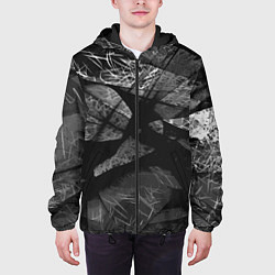 Куртка с капюшоном мужская Silencio Дополнение Коллекция Get inspired! Fl-175, цвет: 3D-черный — фото 2