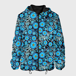 Мужская куртка Поле синих цветов