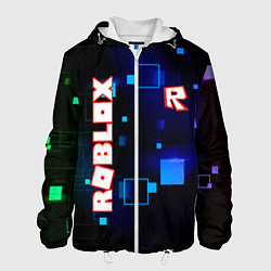 Мужская куртка ROBLOX неоновые кубики