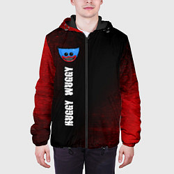 Куртка с капюшоном мужская ХАГИ ВАГИ - Графика По вертикали, цвет: 3D-черный — фото 2