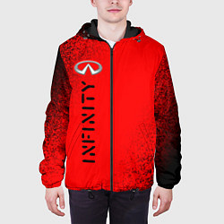 Куртка с капюшоном мужская ИНФИНИТИ Infinity Шум, цвет: 3D-черный — фото 2