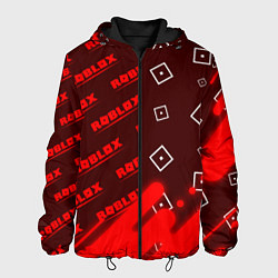 Куртка с капюшоном мужская РОБЛОКС Графика Паттерны, цвет: 3D-черный