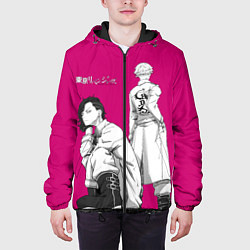 Куртка с капюшоном мужская Хадзимэ Коконой, цвет: 3D-черный — фото 2