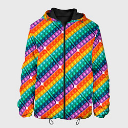 Куртка с капюшоном мужская Pop It Now, цвет: 3D-черный