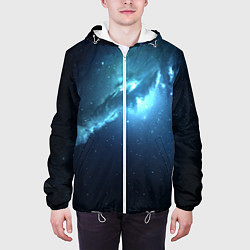 Куртка с капюшоном мужская Sky full of stars, цвет: 3D-белый — фото 2