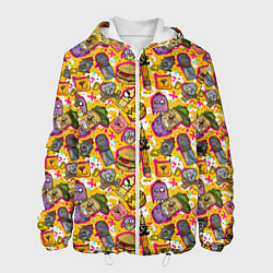Куртка с капюшоном мужская Urban hooligan, цвет: 3D-белый