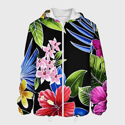 Мужская куртка Floral vanguard composition Летняя ночь Fashion tr