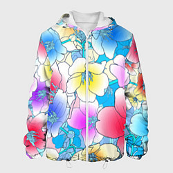 Мужская куртка Летний цветочный паттерн Fashion trend 2025
