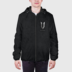 Куртка с капюшоном мужская Лого v rising, цвет: 3D-черный — фото 2