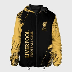 Куртка с капюшоном мужская Liverpool гранж, цвет: 3D-черный