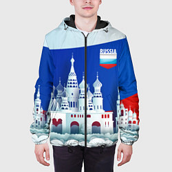 Куртка с капюшоном мужская Moscow: made in Russia, цвет: 3D-черный — фото 2