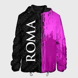 Куртка с капюшоном мужская Roma pro football: по-вертикали, цвет: 3D-черный