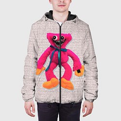 Куртка с капюшоном мужская Киси Миси объёмная игрушка - Kissy Missy, цвет: 3D-черный — фото 2