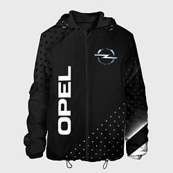 Куртка с капюшоном мужская Opel Карбон, цвет: 3D-черный