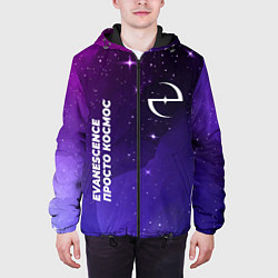 Куртка с капюшоном мужская Evanescence просто космос, цвет: 3D-черный — фото 2