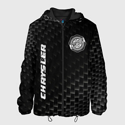 Куртка с капюшоном мужская Chrysler карбоновый фон, цвет: 3D-черный