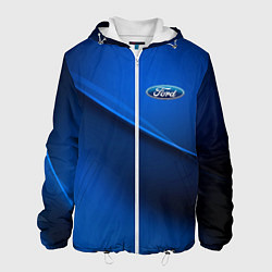 Мужская куртка Ford - синяя абстракция