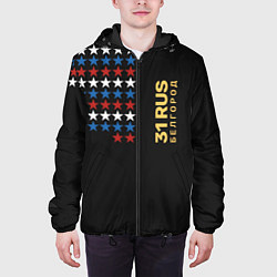 Куртка с капюшоном мужская 31 RUS Белгород, цвет: 3D-черный — фото 2