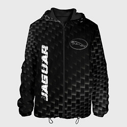 Куртка с капюшоном мужская Jaguar карбоновый фон, цвет: 3D-черный