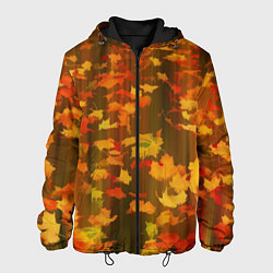 Куртка с капюшоном мужская Осеннее золото, цвет: 3D-черный