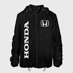 Куртка с капюшоном мужская Honda карбон, цвет: 3D-черный