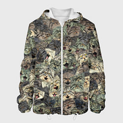 Куртка с капюшоном мужская Мануловый камуфляж, цвет: 3D-белый