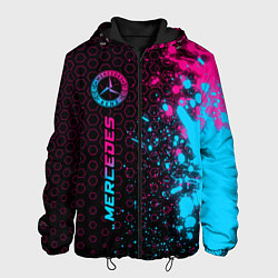 Мужская куртка Mercedes - neon gradient: по-вертикали