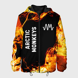 Мужская куртка Arctic Monkeys и пылающий огонь