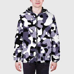 Куртка с капюшоном мужская Камуфляж Common City, цвет: 3D-черный — фото 2