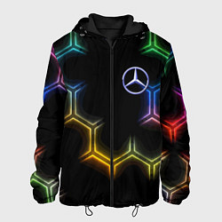 Мужская куртка Mercedes - neon pattern