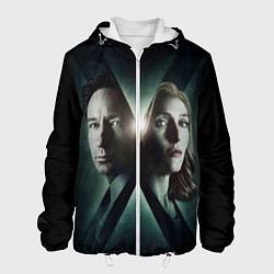 Куртка с капюшоном мужская X - Files, цвет: 3D-белый