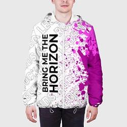 Куртка с капюшоном мужская Bring Me the Horizon rock legends: по-вертикали, цвет: 3D-белый — фото 2
