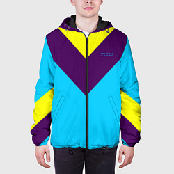Куртка с капюшоном мужская FIRM как в 80х, цвет: 3D-черный — фото 2