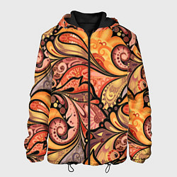 Мужская куртка Multicolored branching floral patterns