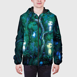 Куртка с капюшоном мужская Kodama tree, цвет: 3D-черный — фото 2