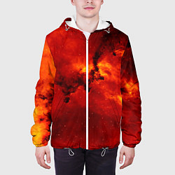 Куртка с капюшоном мужская Бесконечность не предел, цвет: 3D-белый — фото 2