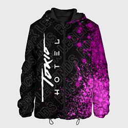 Куртка с капюшоном мужская Tokio Hotel rock legends: по-вертикали, цвет: 3D-черный