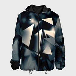 Куртка с капюшоном мужская Dark abstraction, цвет: 3D-черный