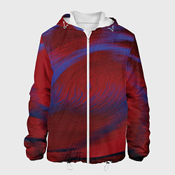 Куртка с капюшоном мужская Красная буря, цвет: 3D-белый