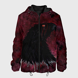 Куртка с капюшоном мужская Орёл с шрамом, цвет: 3D-черный