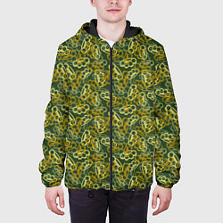 Куртка с капюшоном мужская Кастеты - камуфляж, цвет: 3D-черный — фото 2