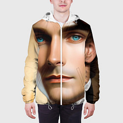 Куртка с капюшоном мужская Дориан Грэй, цвет: 3D-белый — фото 2