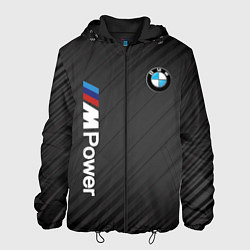 Куртка с капюшоном мужская BMW power m, цвет: 3D-черный