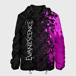 Куртка с капюшоном мужская Evanescence rock legends: по-вертикали, цвет: 3D-черный