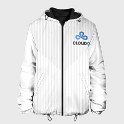 Куртка с капюшоном мужская Cloud9 white, цвет: 3D-черный