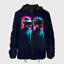 Куртка с капюшоном мужская Daft Punk - One more time, цвет: 3D-черный